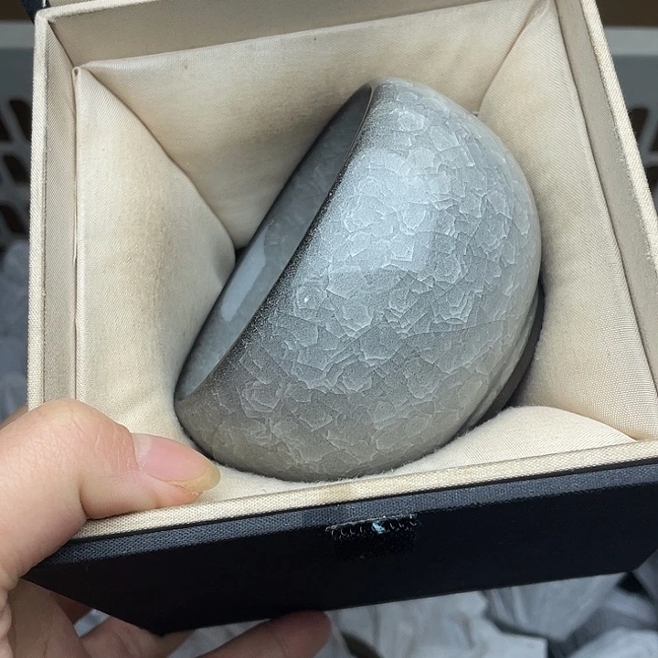 茶盏黑冰禅定配礼盒