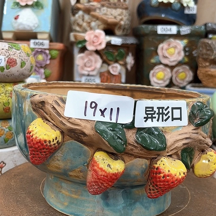 红陶粗陶花盆粗陶花盆