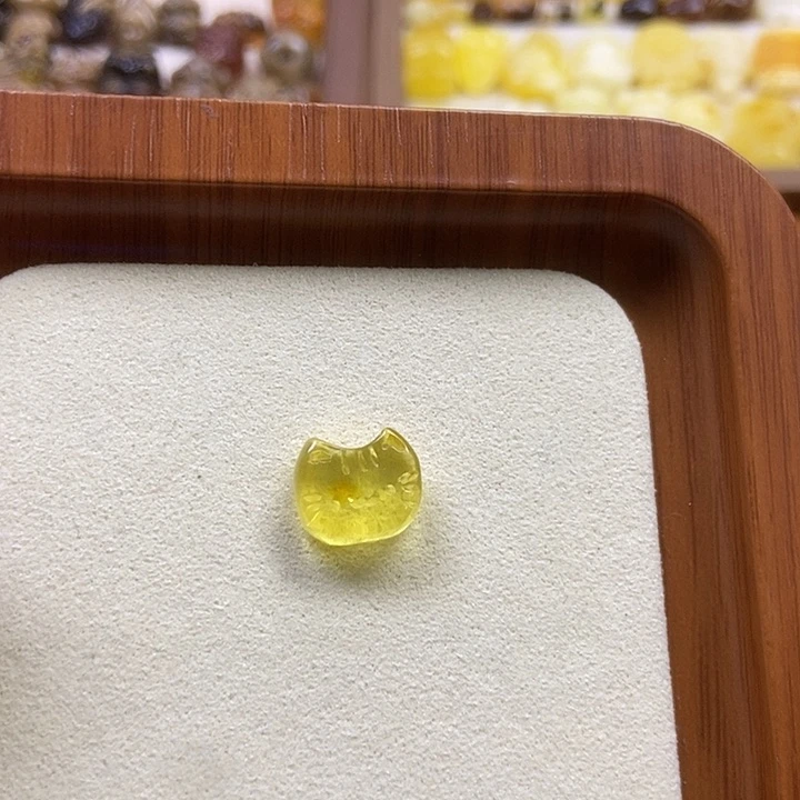 橄榄核吊坠小猫头23