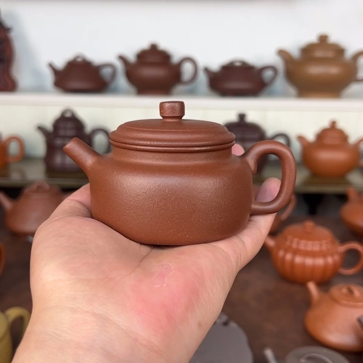 茶壶紫砂半手工德钟容量100