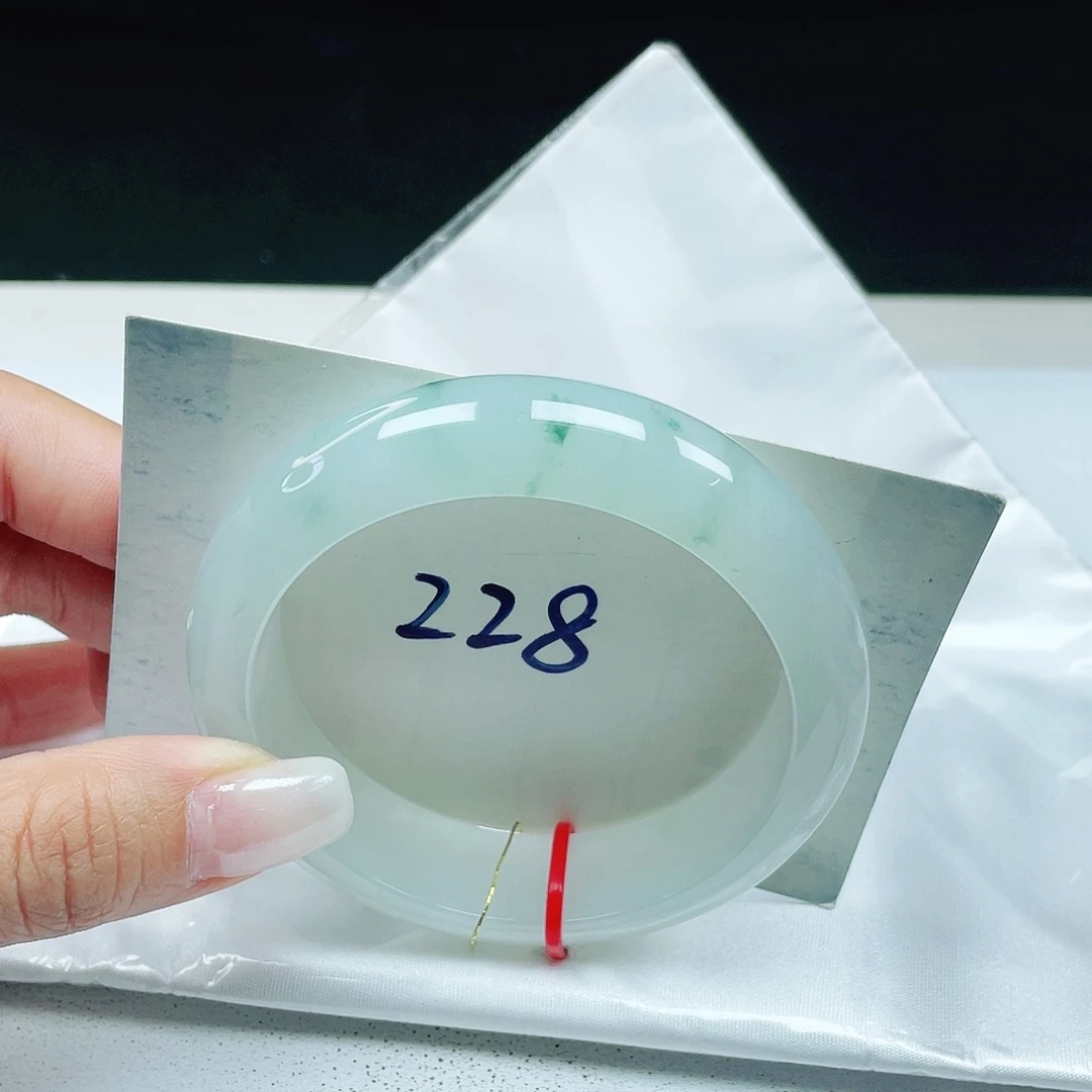 翡翠未镶嵌手镯 正圈55+ 轮胎镯