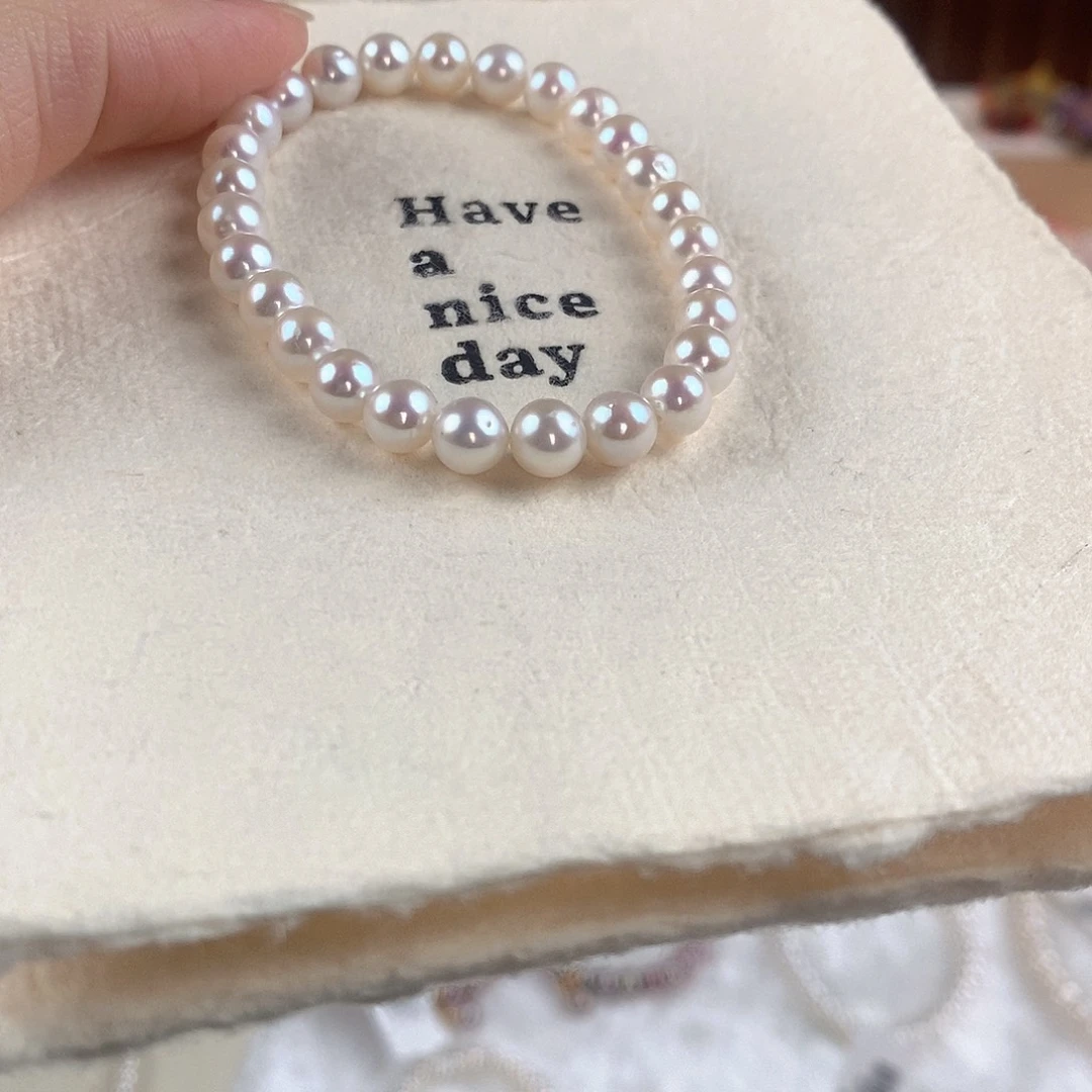 未镶嵌手绳淡水珍珠