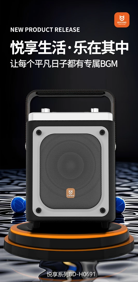 BD-H0691户外大功率2025新款手提便捷式蓝牙K歌音箱