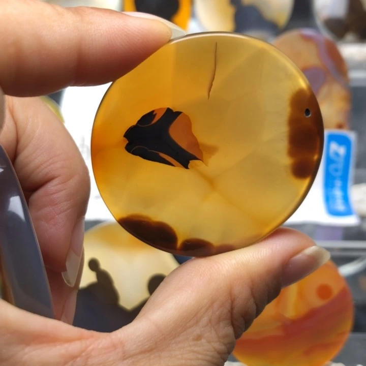 合金玛瑙/玉髓珠宝奇石32有瑕