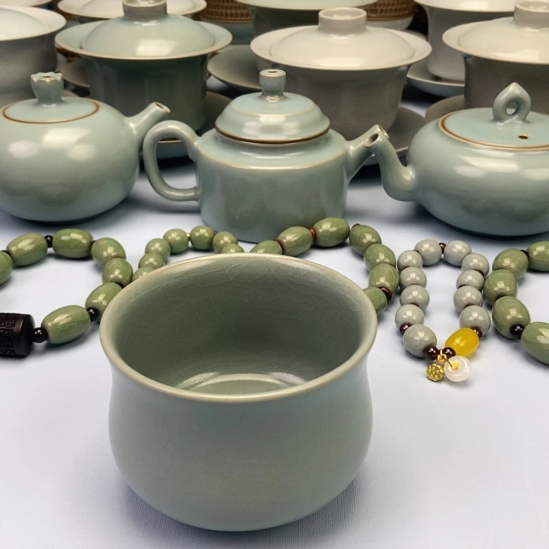 杯仿古卢施杯原矿原釉原产地