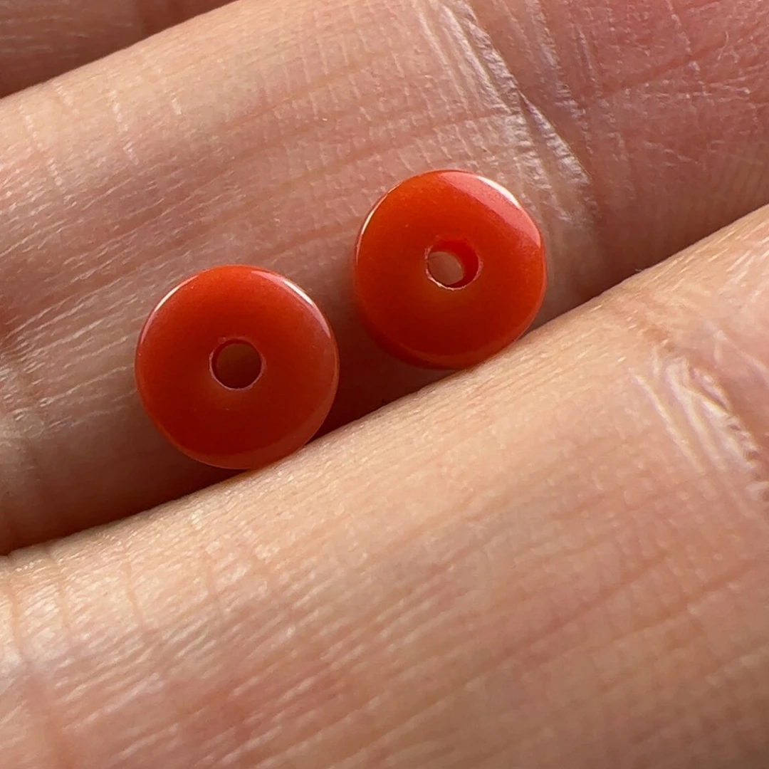 南红玛瑙隔片未镶嵌