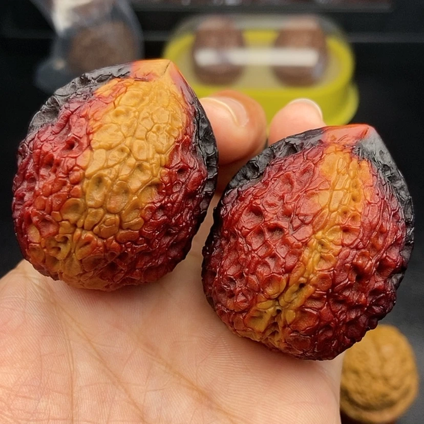 【闪购商品】把件文玩核桃44尺蟾祖66.4克