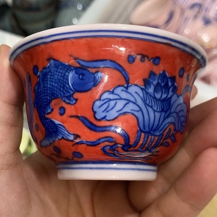 摆件景德镇陶瓷主人杯2345