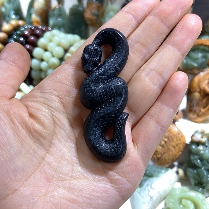 岫岩河磨玉（透闪石质玉）未镶嵌挂件