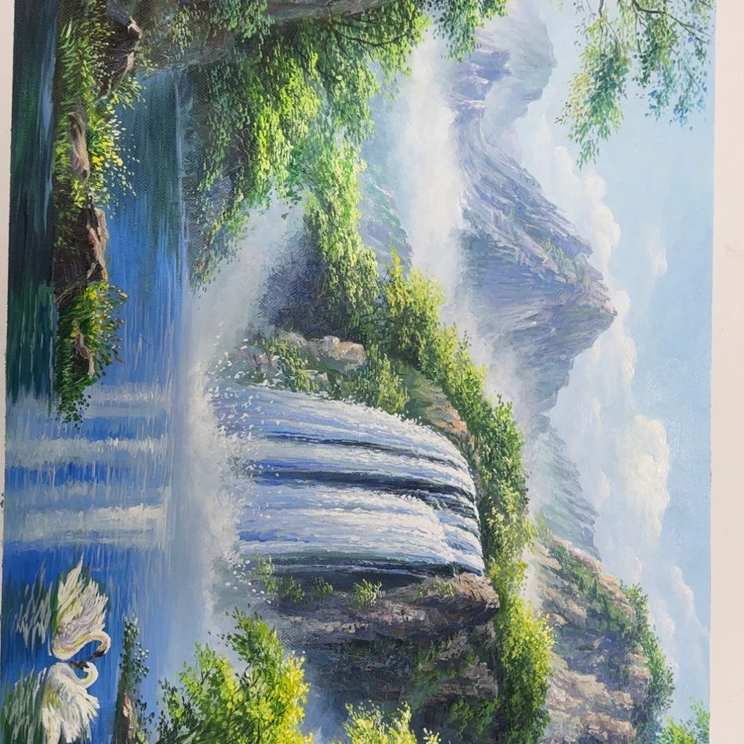 油画加油加油努力加油加油