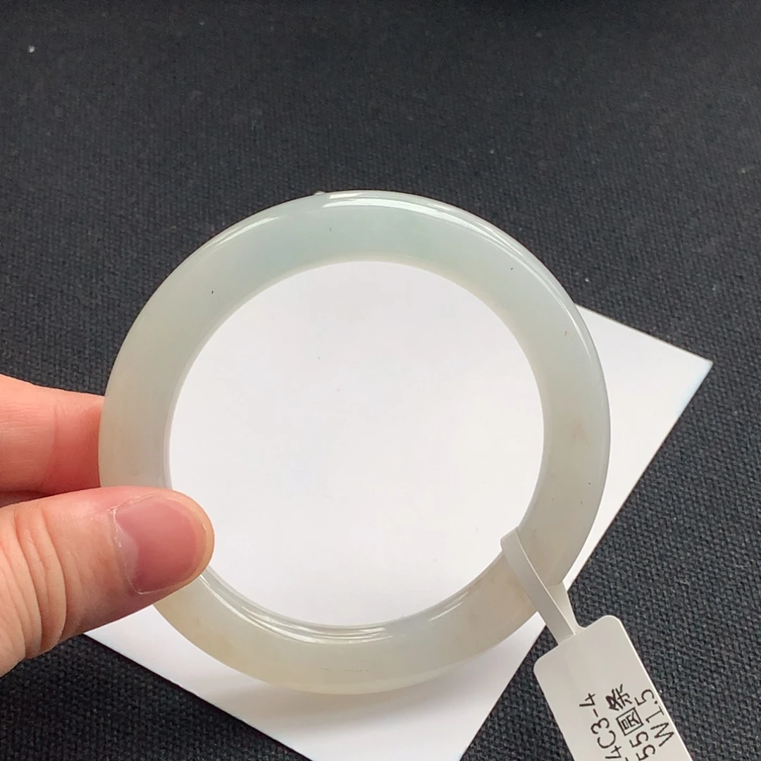 翡翠未镶嵌手镯30号