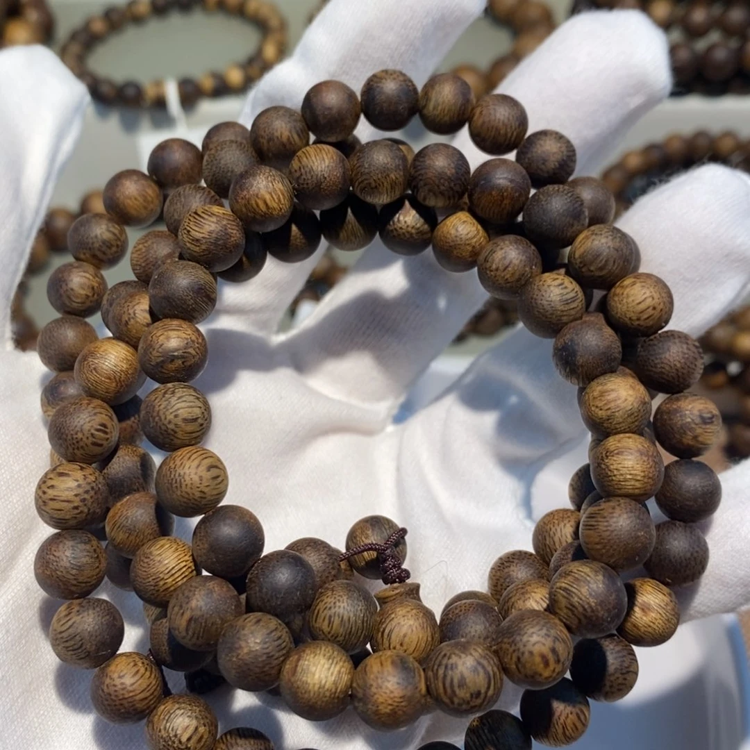 沉香手串种植棋楠0.8的圈