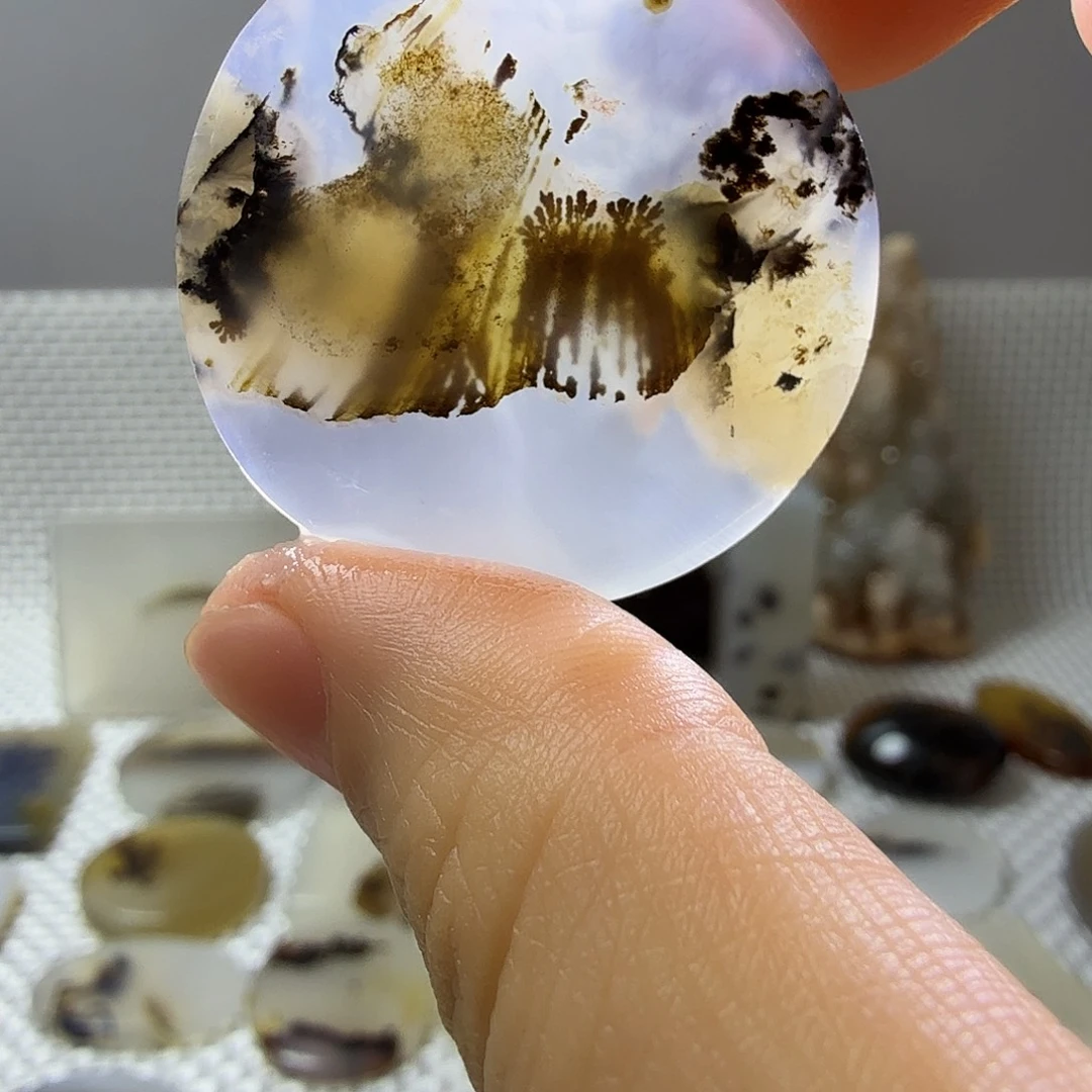 玛瑙/玉髓未镶嵌吊坠(不含链)34