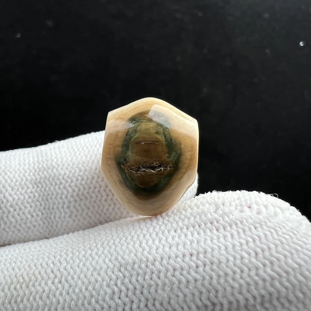 D4355天然猛犸牙 三通 13*16.8mm支持鉴定 假一罚四