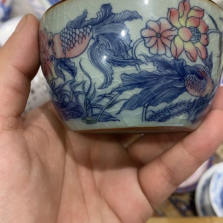 陶摆件景德镇陶瓷主人杯133455