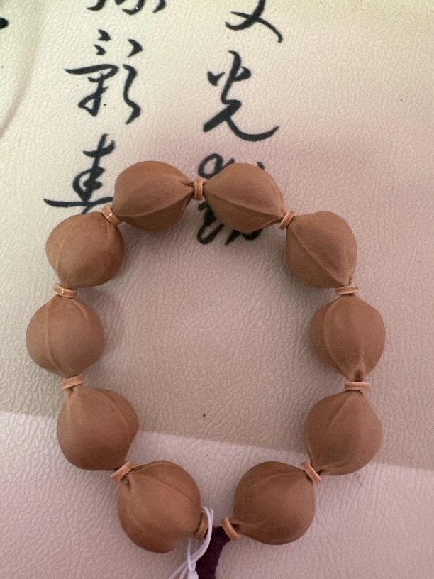 20/24短圆款橄榄核核雕梅林铁核