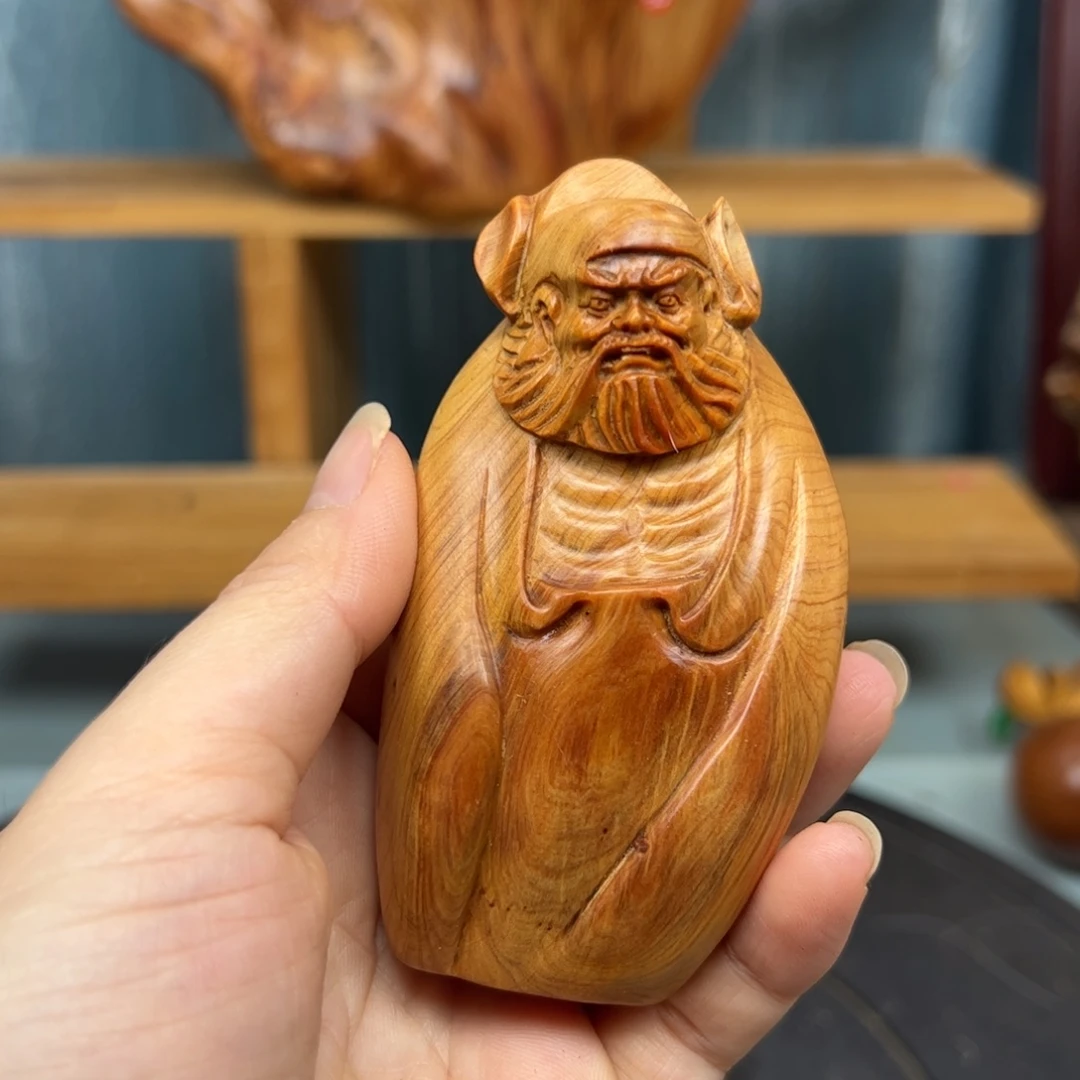 木周崖柏木摆件手把件