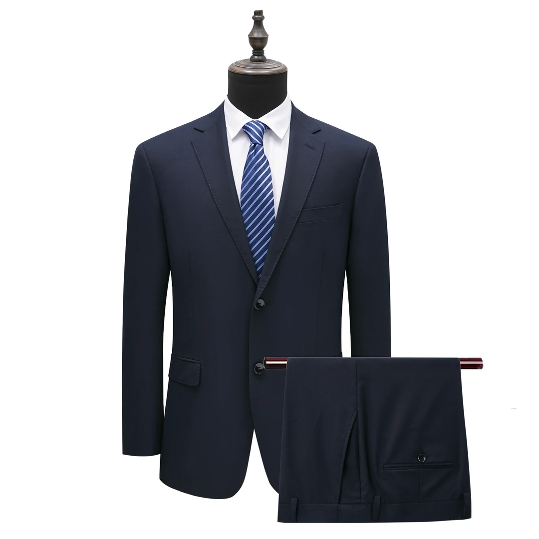 mejimus男士羊毛西服套装商务休闲婚礼西装新郎装伴郎装羊毛西裤