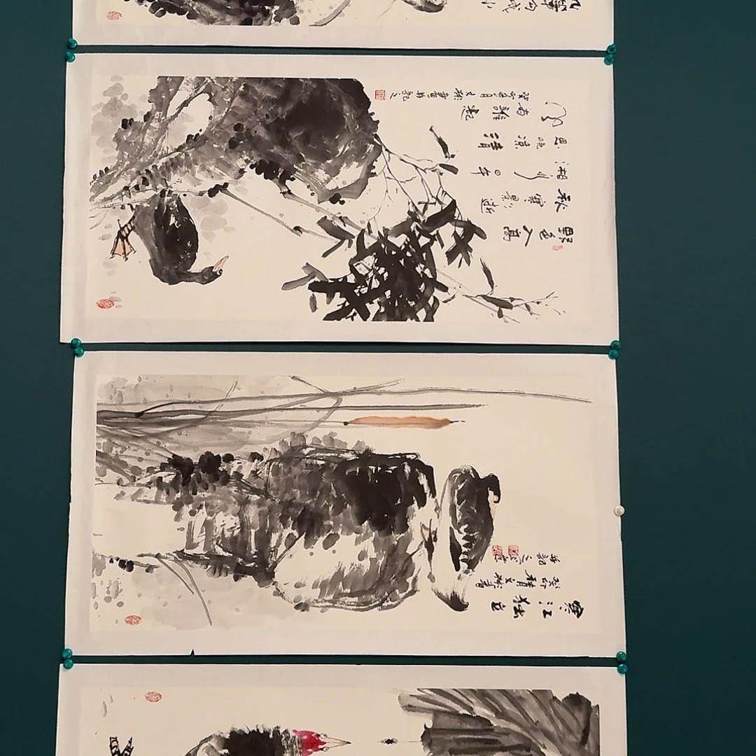 国画溥老师作品画作