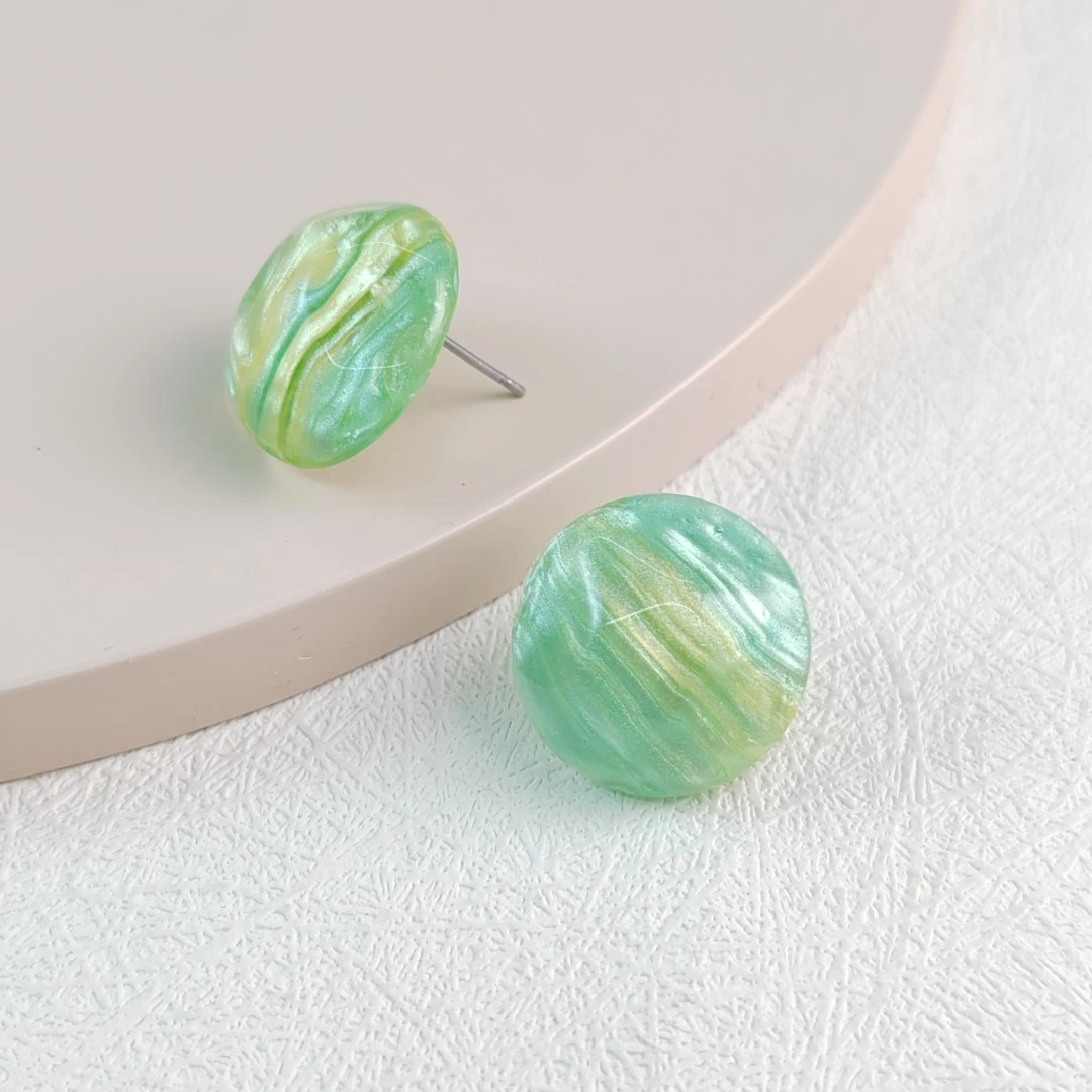 XUPING/旭平首饰 不锈钢亚克力耳饰  春日焕新耳钉GDM T001069297