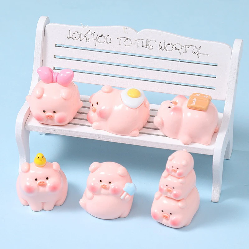 【许愿+交换】无敌可爱粉萌diy磨砂实色小猪