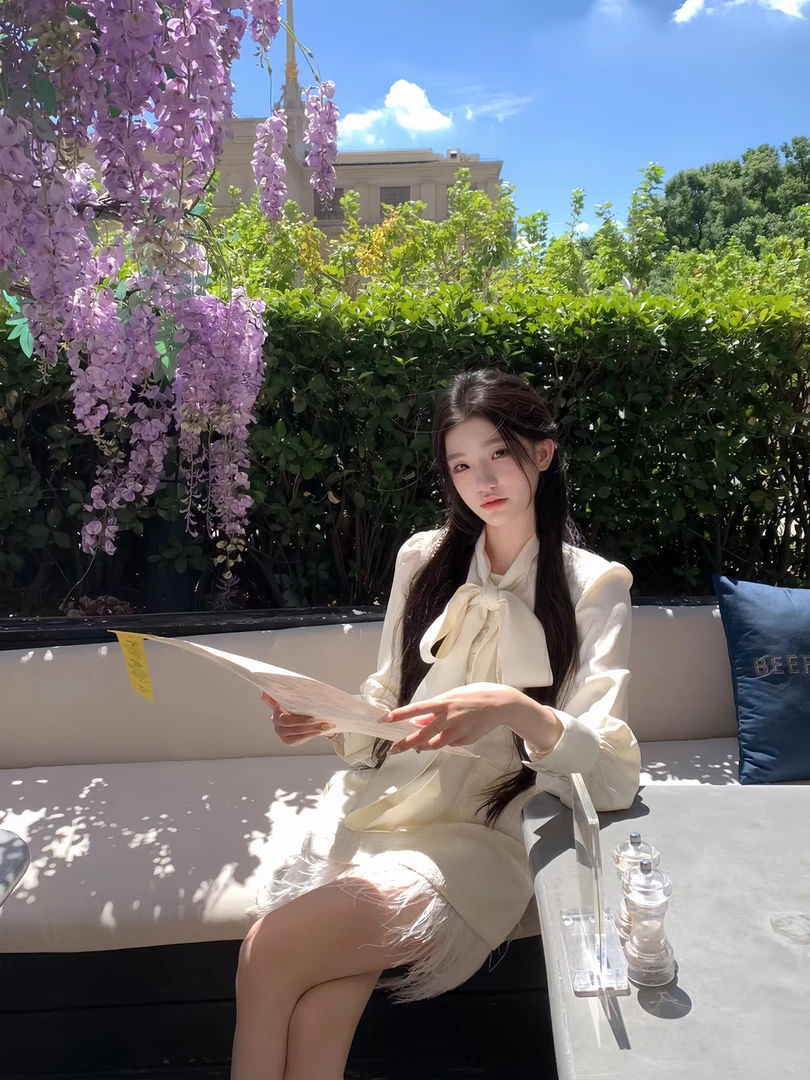 法式复古纯欲风假两件小香风收腰显瘦衬衫连衣裙气质温柔包臀短裙