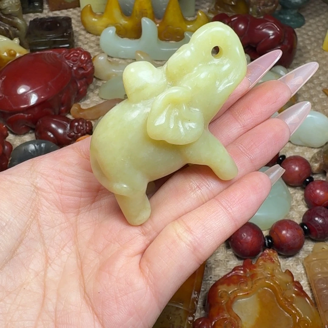 白玉菩提吊坠挂件