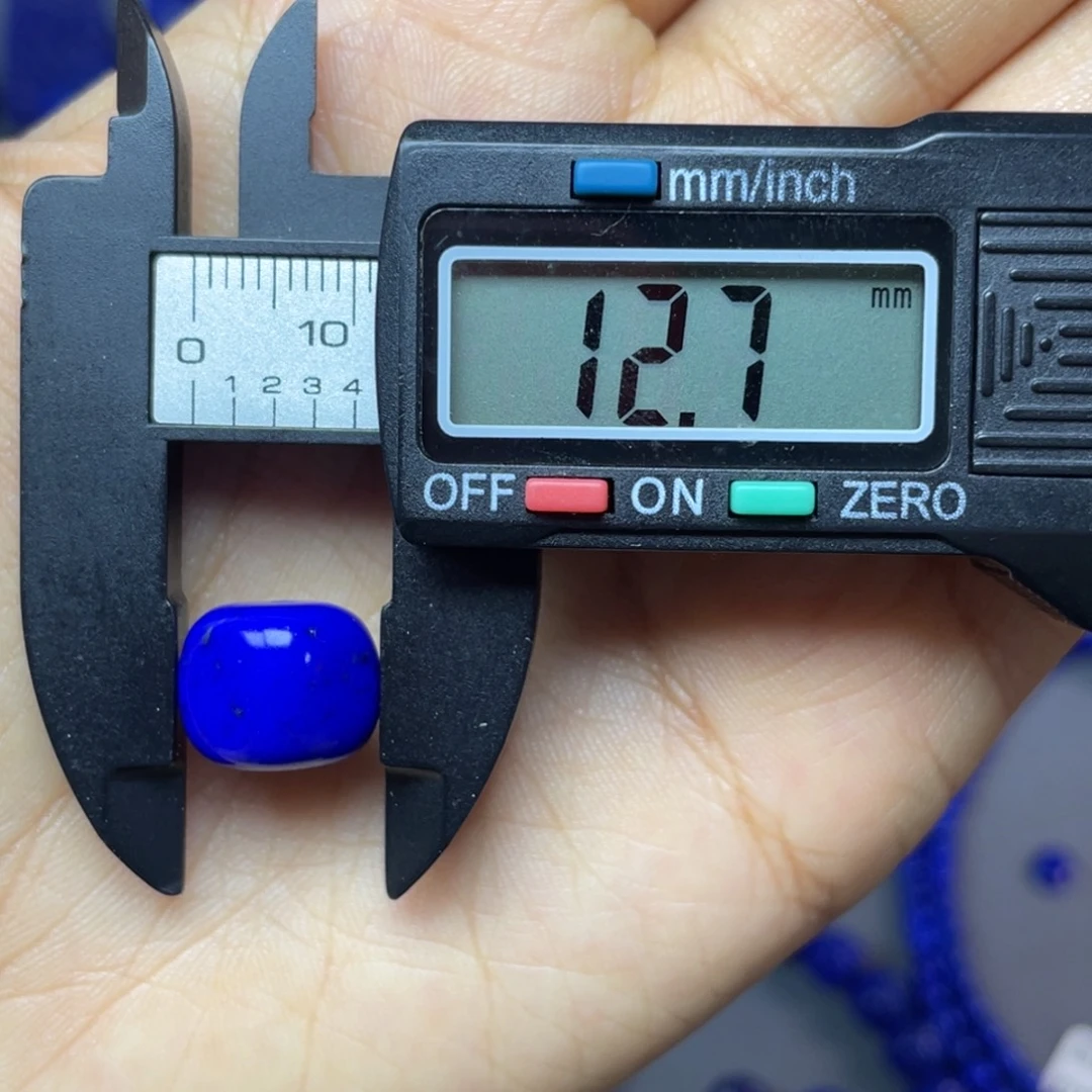 青金石未镶嵌10×10mm随型单珠