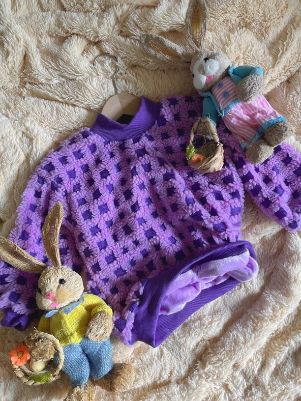 紫色套头卫衣 no退no换