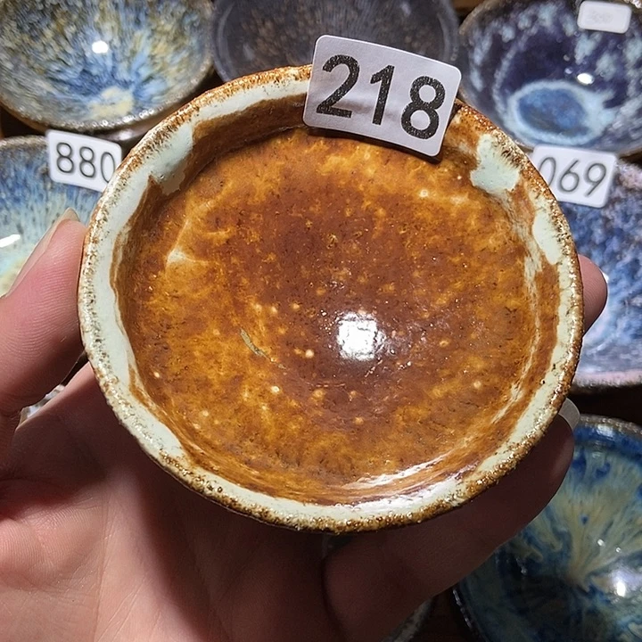 茶盏龙窑柴烧柴烧落灰