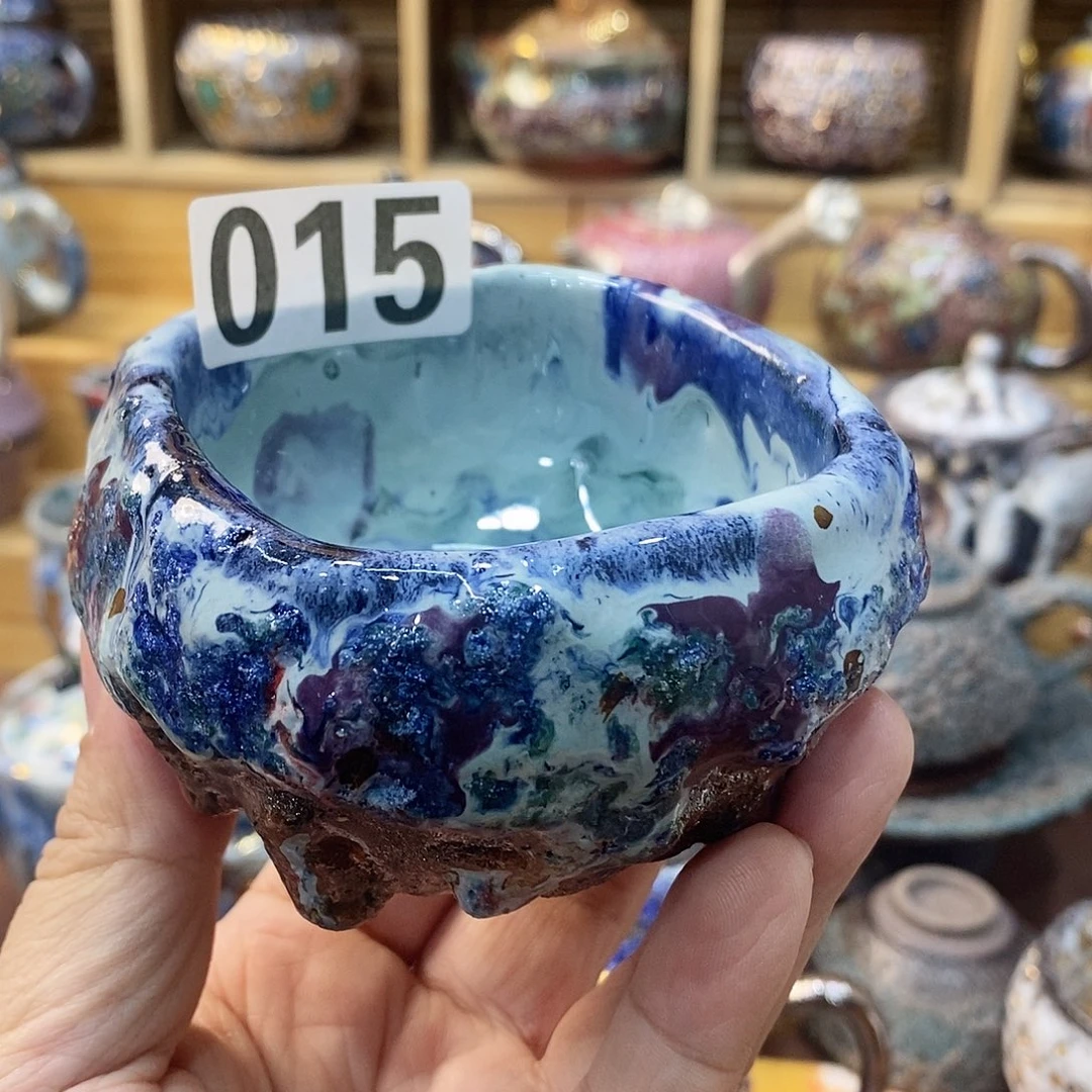 粗陶志野柴烧茶器