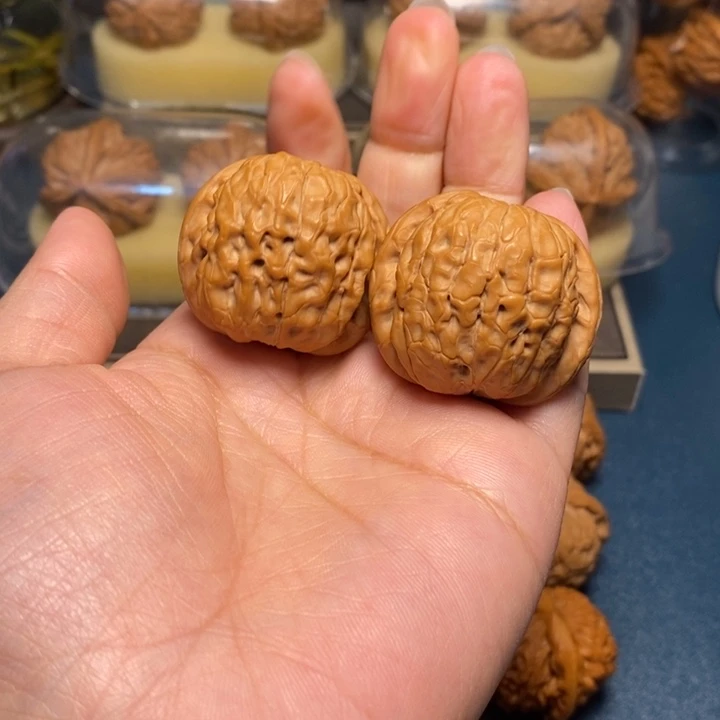 【闪购商品】文玩核桃把件甲骨文