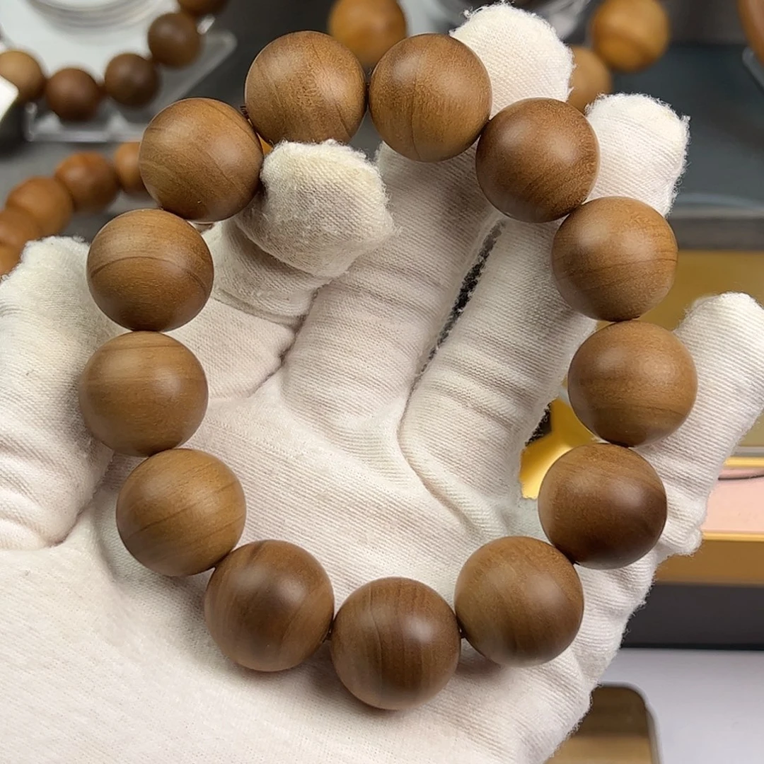 7***8檀香木1.8圆珠横纹黑肉