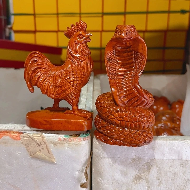 木令花梨木15公鸡15金钱蛇各一只