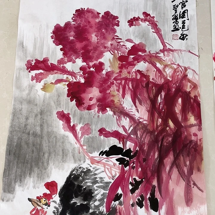 国画张圣敏先生纯手绘作品
