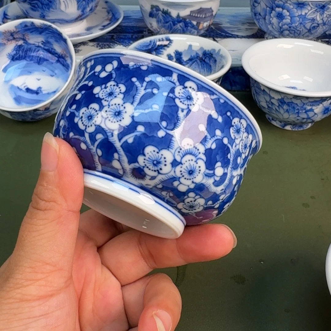 景德镇纯手绘茶具圆圆222