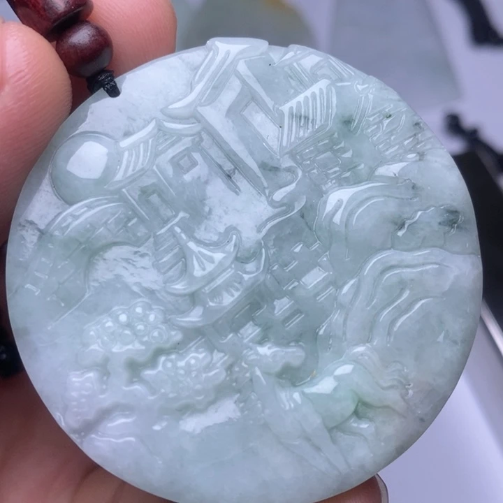 颈饰未镶嵌翡翠翡翠