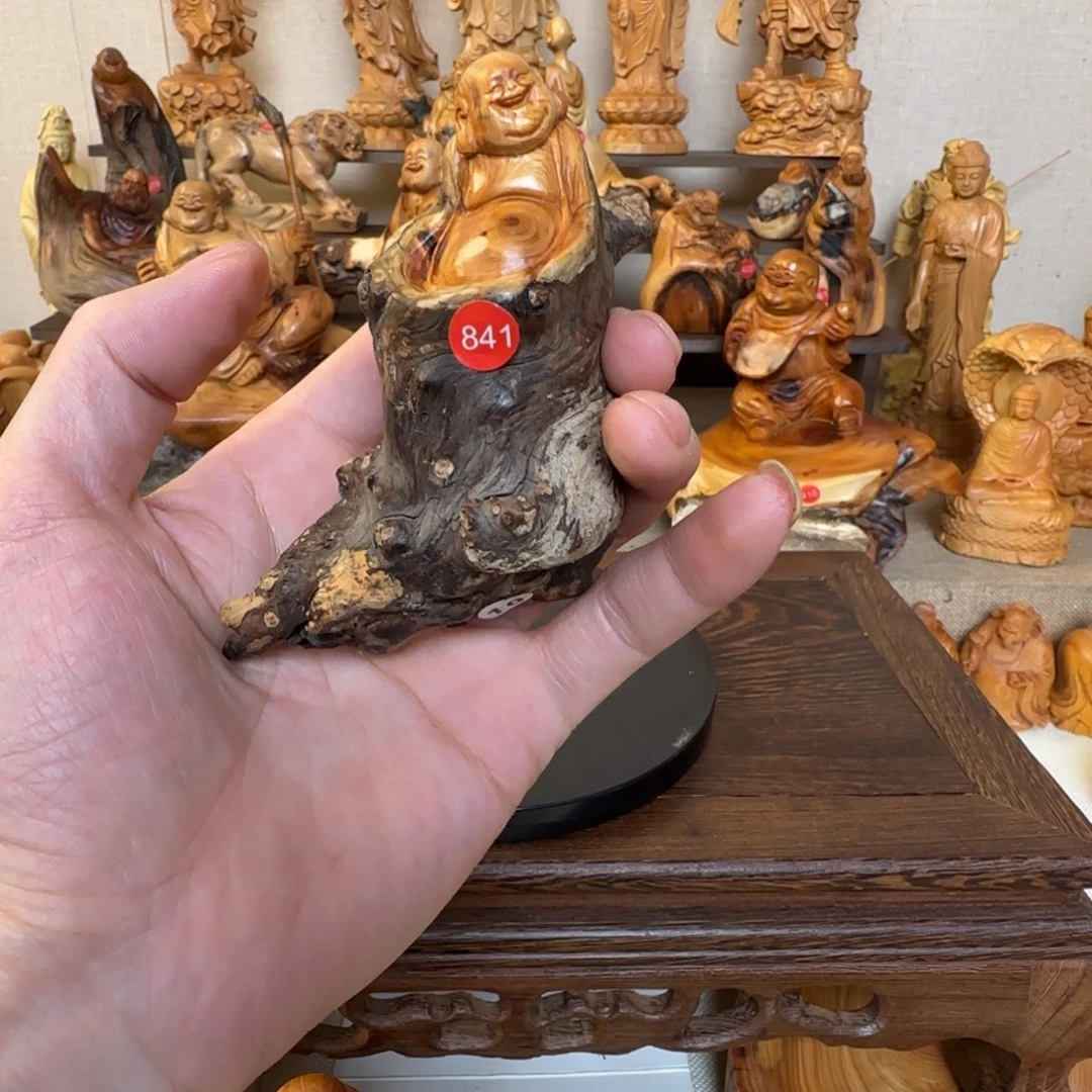 崖柏小木匠艺雕一物一拍