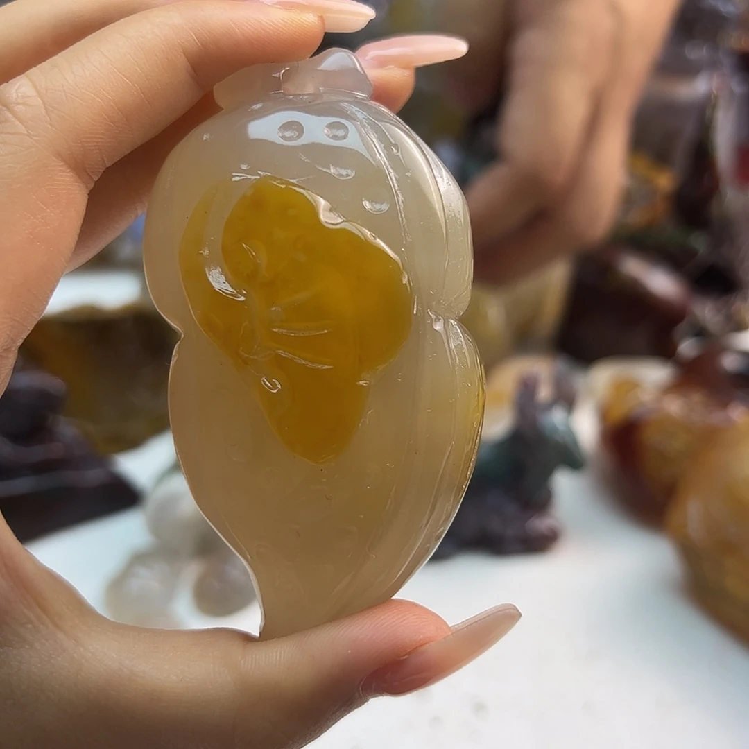 玛瑙/玉髓未镶嵌项链