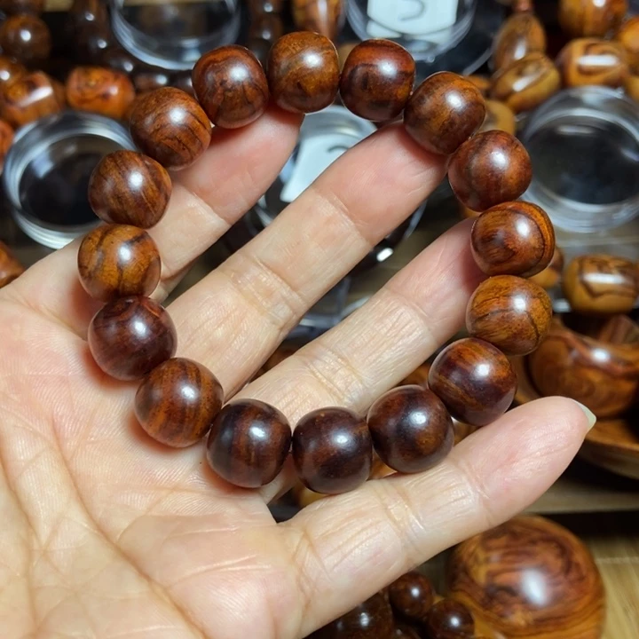 黄花梨/降香黄檀海南黄花梨老型珠尺寸13+14