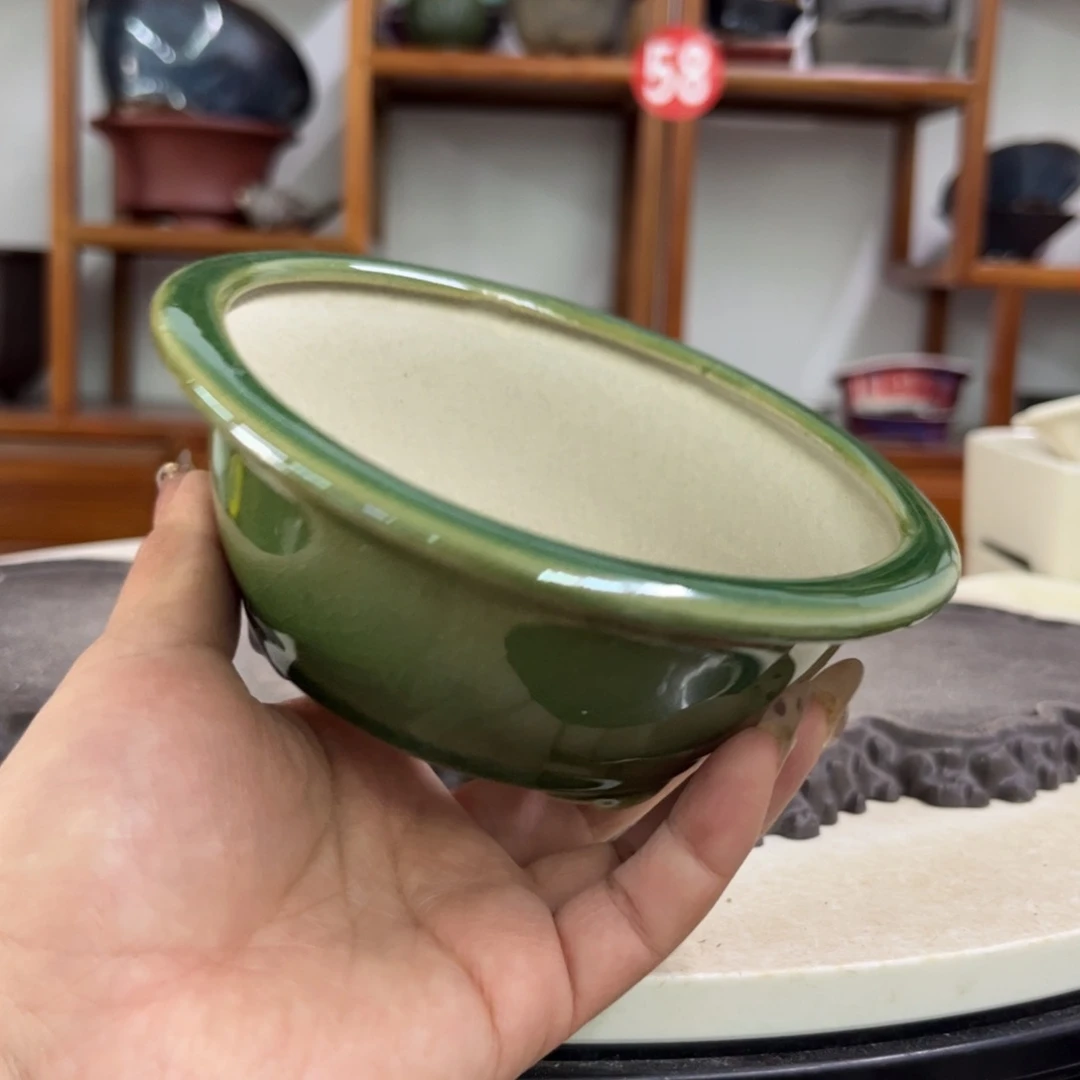 紫砂花盆瑕疵火烈5-13。。z