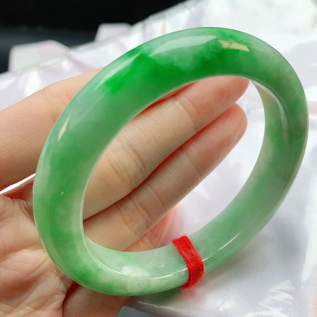 未镶嵌手镯翡翠57圈口882335