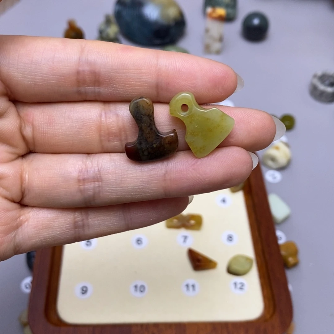 蛇纹石玉合金配饰?***࿐