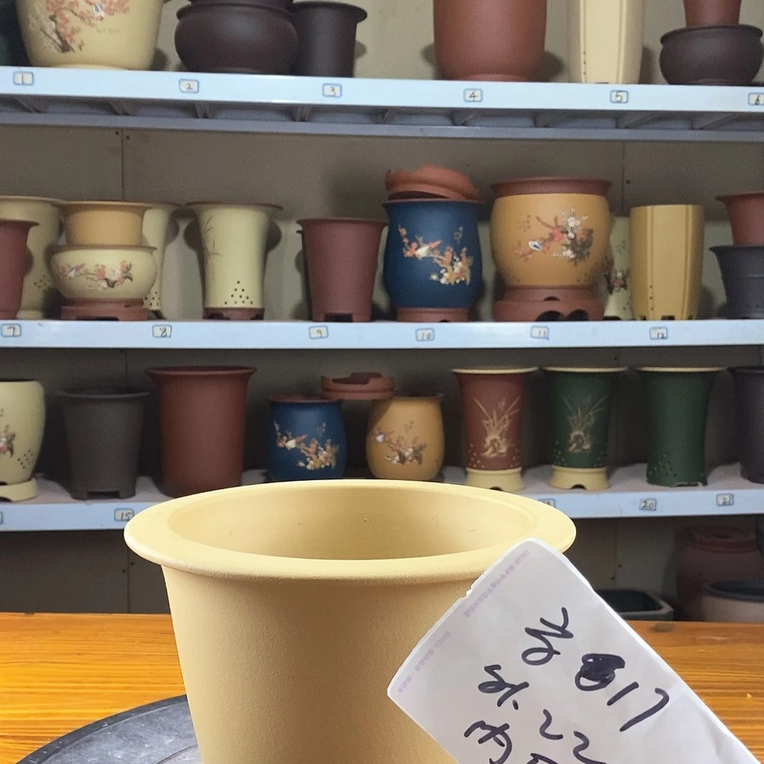 紫砂花盆紫砂兰花盆19