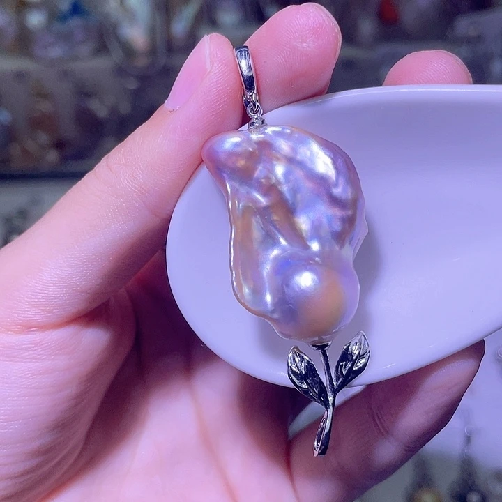 淡水珍珠合金颈饰72