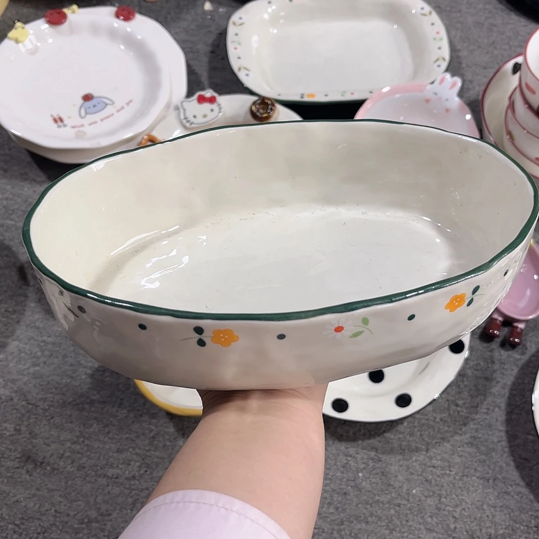 双春系列陶瓷餐具椭圆