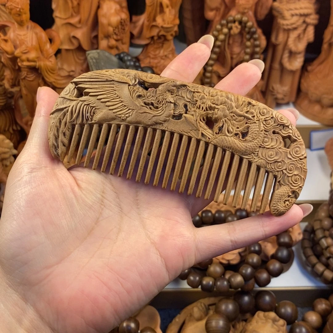 檀香木手串/手链T****荣老山檀黑肉梳子奶香