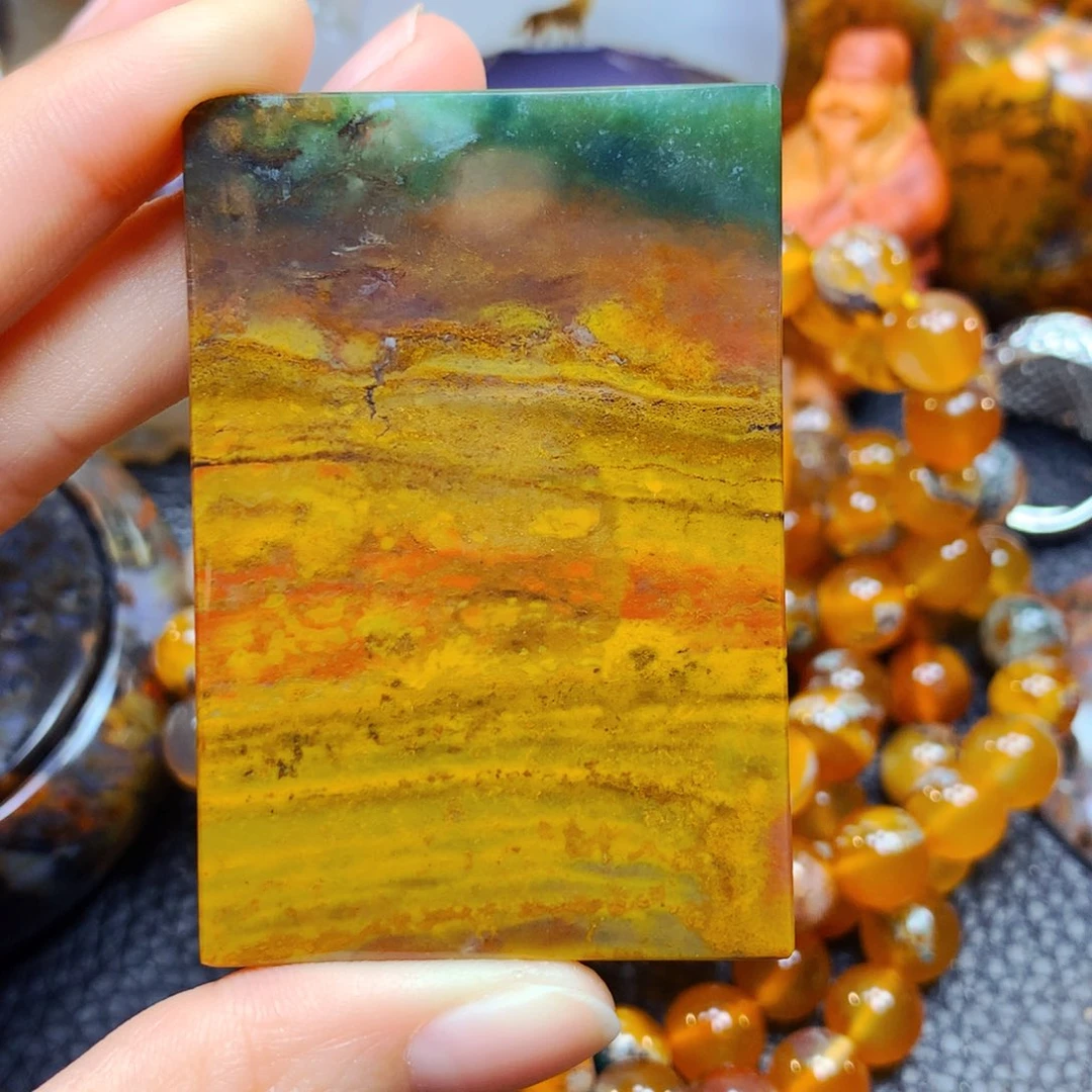 玛瑙/玉髓未镶嵌吊坠43老**匠