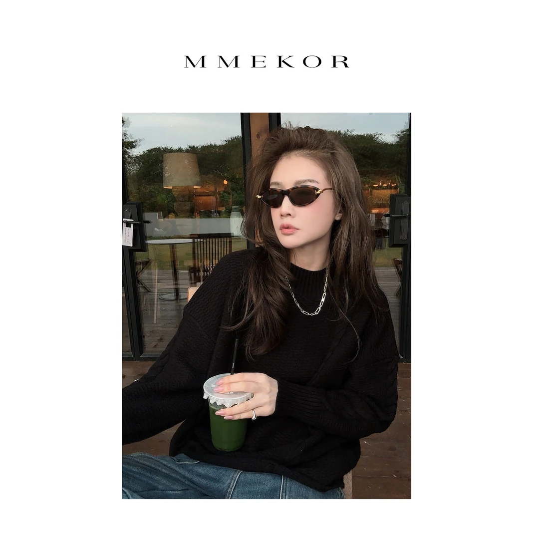 MMEKOR“夫人毛衣”2025新款秋款摩登街头百搭上衣 31038