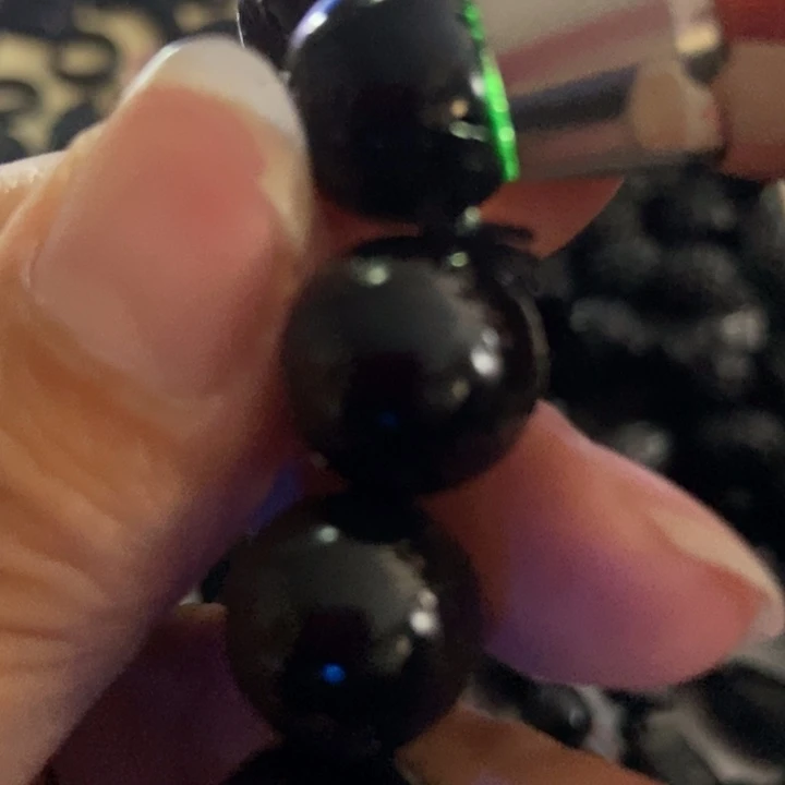 翡翠未镶嵌手链墨翠13.5